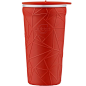 优道(unibott)随手杯不锈钢保温咖啡杯创意水杯MT431A 光芒珊瑚红 400ml: 亚马逊中国: 厨具
