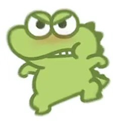 小鳄鱼表情包！
