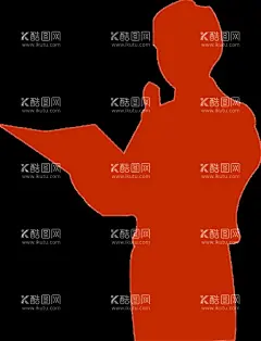 朗诵演讲人物剪影  - 源文件下载【酷图网】朗诵,演讲,卡通,人物剪影,主持人,朗诵比赛