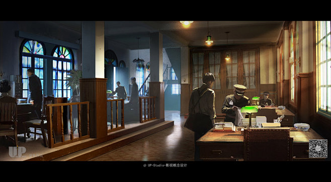 郑成龙-UP studio-影视概念设计-CG场景设计-影视美术-原画-学生作品-年代戏现代戏古装戏内外景
