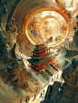MJ丨国潮插画敦煌系列 - 小红书
