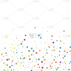 欢乐,五彩纸屑,星形,儿童,白色,凌乱,小的,机会,幸福,庆祝