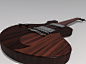 Spade Guitar : The Spade Guitar is an electric guitar made out of mahogany wood with a black pick guard and volume control