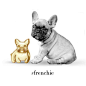 Say hello to this little guy, our new icon the Little French Bulldog - we like to call Frenchie! smile emoticon xoxo #alexwoo #littleicons #frenchie #frenchbulldog #bulldog #dog #lovegold #madeinny http://www.alexwoo.com/little-animals-french-bulldog-in-1