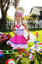 OMG!  Doc McSuffins Inspired Dress Up Costume Apron...Half Apron style. $60.00, via Etsy.