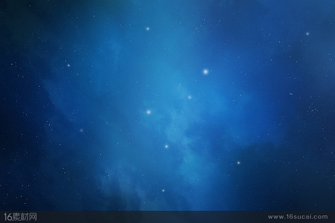 蓝色渐变星空背景高清图片