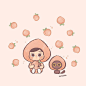 Peach is all around  #korawia #illustration_daily #artstyle #doodleart