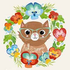 花环熊  - 源文件下载【酷图网】矢量动物,野生动物,生物,凶猛动物,非洲动物,可爱动物,宠物,动物,卡通动物,动物世界,动物背景,动物表演,动物展板,动物宣传画,童话世界,动物王国,幼儿园,动物园,动物形状,动物挂壁,农场动物,家禽,海洋动物,海底动物,各类动物,卡通,动漫,图案,漫画,手绘,插画,彩绘,可爱,昆虫,素描,