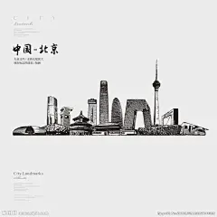 城市建筑 矢量城市 城市剪影 城市地标 矢量建筑 城市建筑线描稿 手绘城市 城市版画 版画  城市 旅游 城市插画 北京 #经典#