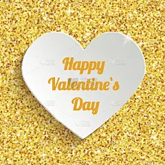 3d白纸心情人节贺卡