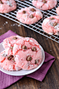 Strawberry Chocolate Chip Cookies #下午茶#