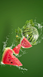 HD-wallpaper-watermelon-food-fruit-green-red-slices-splash-water-splash