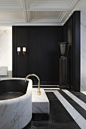 AD Interiors at Artcurial, Maharajah Bathroom designed by Joseph Dirand and Louis Vuitton