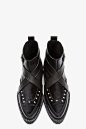 The Best Men's Shoes And Footwear : UNDERGROUND Black Leather & Calf-Hair Buckled Chelsea Creeper Boots - Fashion Inspire | Fashion inspiration Magazine, beauty ideaas, luxury, trends and more