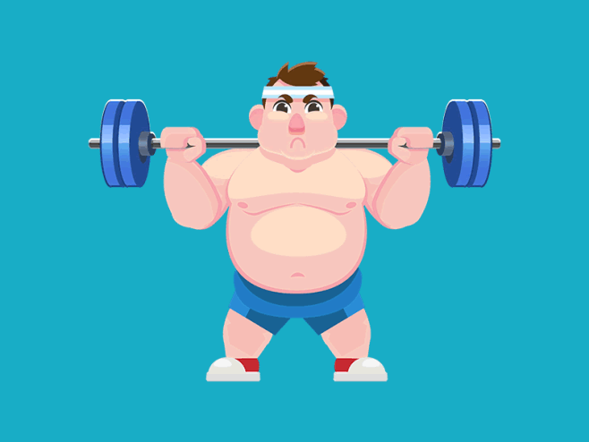 Fitness app animatio...