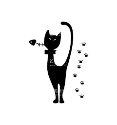 猫吃鱼  - 源文件下载【酷图网】猫咪,小猫,猫粮,猫,小咪,宠物,动物,家禽,家畜,鱼,吃,鱼骨,鱼骨头,吃鱼,脚印,绅士猫,猫先生,现代,简约,剪影,立体,北欧,美式,卡通,绘画,创意,抽象,可爱,插画,手绘,手工,简笔画,硅藻泥,雕刻,刻绘,线稿,线描图,图案,元素,幼儿园,儿童,背景墙,壁画,壁纸,墙纸,