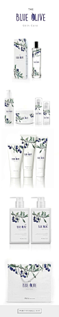 The blue olive's skincare range designed by Josie Vo. Pin curated by #SFields99 #packaging #design: 