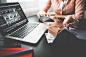 Using iPhone 6 on Business Meeting Free Stock Photo