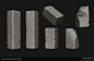 Lost Ruins - Props & Foliage, Cesar Manrique : This is the props showcase from my last project "Lost Ruins". These are all of the props I made from scratch during the project time, many of them changed a couple of times due to iterations and