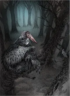 HEI CE CE 诡异手绘插画欣赏 鬼怪 诡异插画 插画 手绘 传奇插画 个性插画 