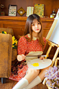 女仆装美少女清新诱人私房写真图片_性感美女_美桌图片库