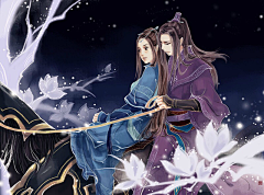 貂爷采集到古风(情侣)