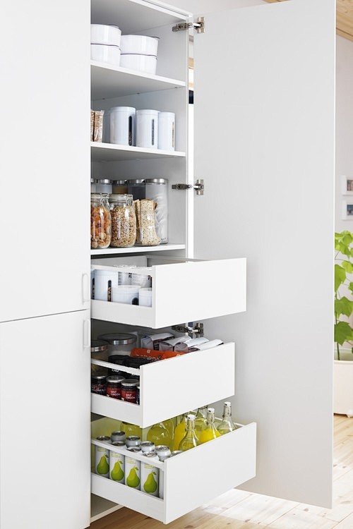 an organized pantry,...