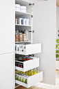 an organized pantry, by Ikea (via ikea)
