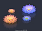 炫丽的莲花灯 - CG模型 - CGJOY