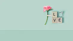 2016年2月14号情人节LOVE小清新桌面壁纸http://www.kutoo8.com/