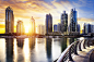 Cityscape of Dubai at night, United Arab Emirates by beatrice preve on 500px
