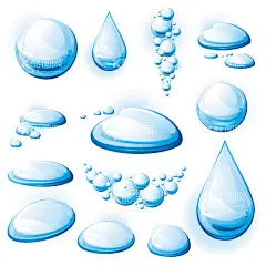水滴水球水泡  - 源文件下载【酷图网】水滴,晶莹水滴,矢量水滴,水滴插画,蓝色水滴,液滴,水珠,雨滴,露珠,水泡,清新水滴