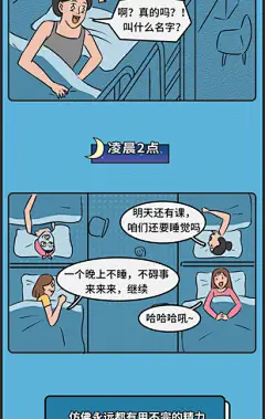 雯姐漫画- “上学时VS工作后，是你吗？”