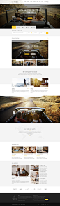 Trips | Travel Booking Site PSD Template