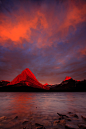 Fire in the sky & mountains… (by Joe Dsilva)