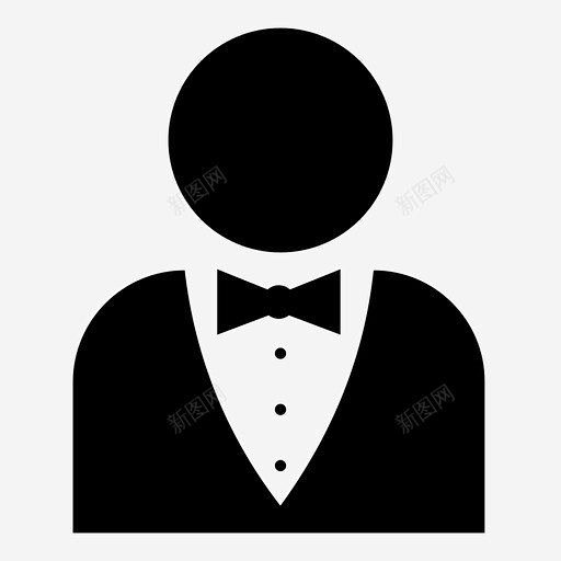 管家服务员用户图标 管家 icon 标识 标志 UI图标 设计图片 免费下载 页面网页 平面电商 创意素材
