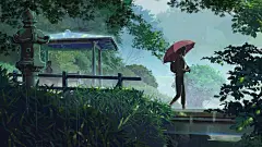 言叶之庭高清电脑壁纸(12)_新海诚 言叶之庭1080p图片 唯美场景-55壁纸大全