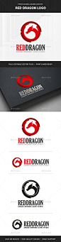 红龙标志模板——动物标志模板Red Dragon Logo Template - Animals Logo Templates古老、黑色、博客、商业圈,圈,圆形,生物,数字化,龙,动态、火、游戏,游戏,头,标志,音乐、神话,神话,在网上,红色,模板,矢量,视频 ancient, black, blog, business, circle, circles, circular, creature, digital, dragon, dynamic, fire, game, games, head, logo