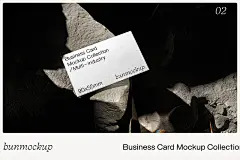 10款高级质感品牌vi设计名片卡片设计样机展示效果模板 Business Card Mockup Collection - 嗨酷Hiicoo-专注海外高品质设计素材-做设计上嗨酷