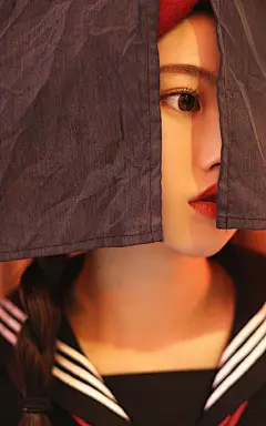 日系水手服少女文艺风图片手机桌面壁纸