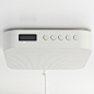 Muji Bluetooth Speaker - Minimalissimo : Japanese company Muji has recently unveiled MJBTS-1, a new wall-mounted Bluetooth speaker. This good-looking piece is a  redesign of the classic CD-p...