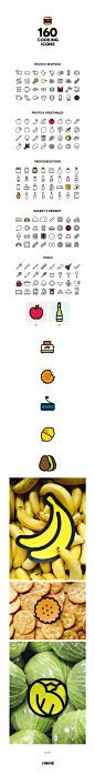 160 Cooking Icons on Behance