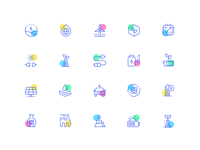 Technology icons c