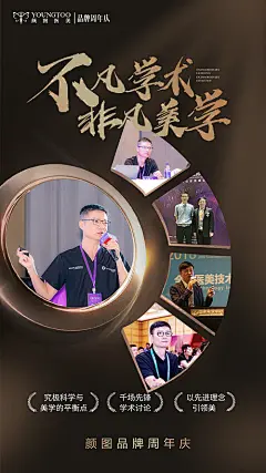 海报 医美 周年庆 专家 宣传 