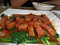 扬州大明寺素斋的红烧肉，像真的哦！不过，味道大大不同。