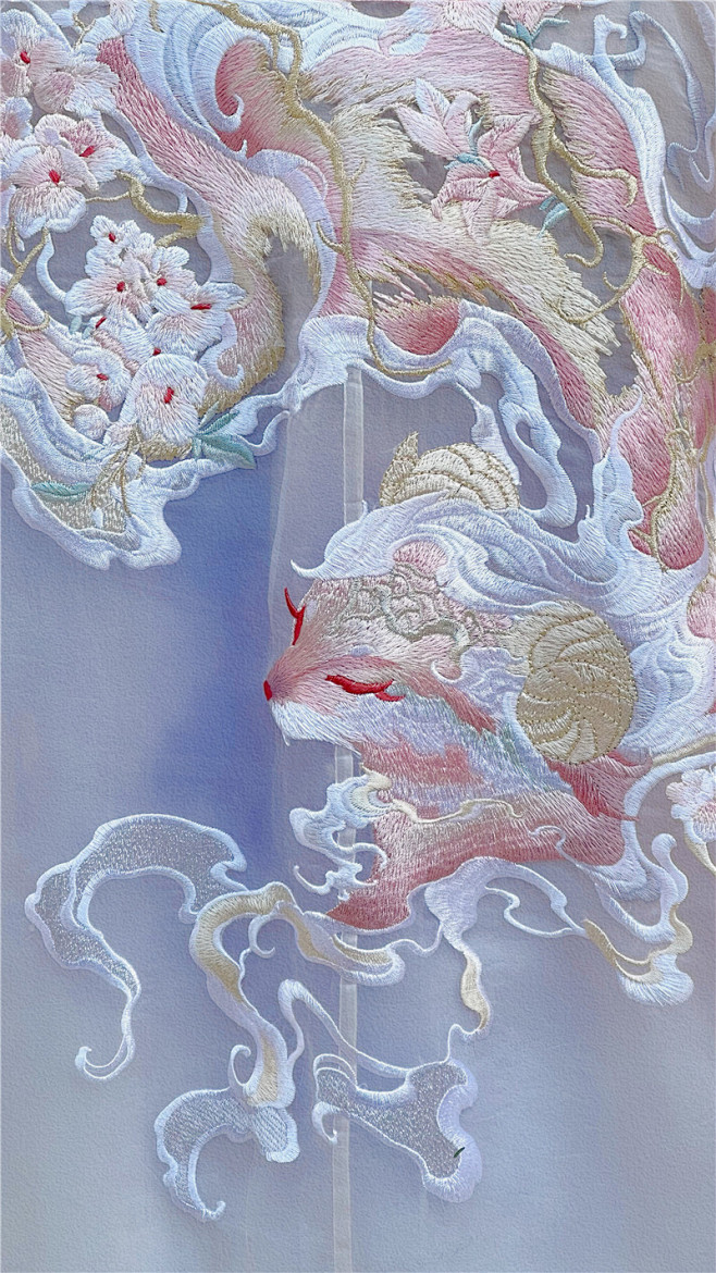 清欢纪汉服女兔乐仙重工刺绣大袖衫诃子裙套...