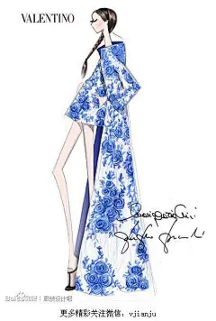 时装大师的绝妙服装手稿图_服装设计吧_百度贴吧