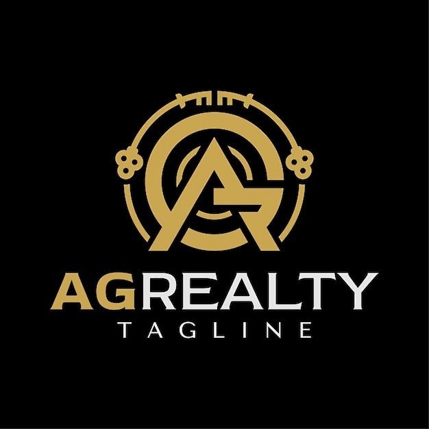 字母ag字母ga标志logo矢量图设计素...