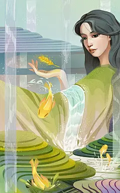 百雀羚系列插画 (7)