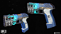 Apex Legends - P2020 Legendaries - "The Nullifier", "Green Mamba", Kevin Neal : I was tasked with creating the "The Nullifier" and "Green Mamba" Legendaries.  Some pieces were reused from the base gun and were made 
